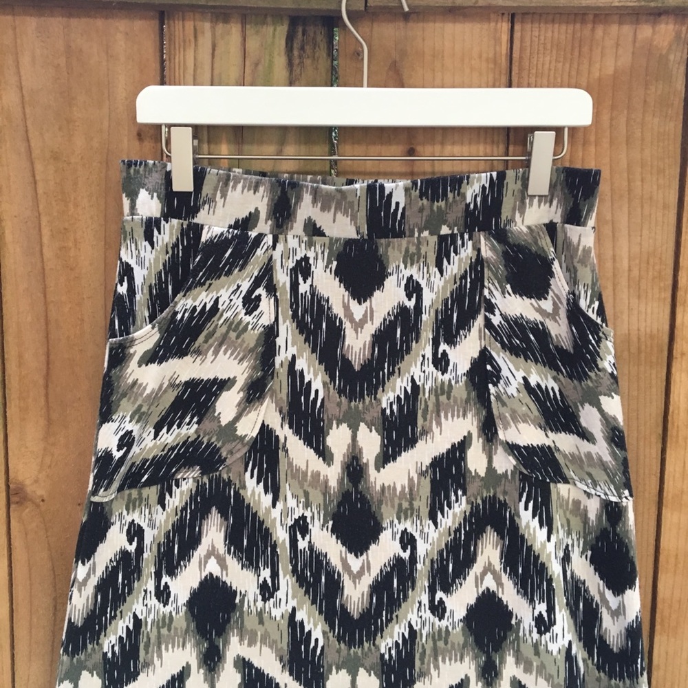 Living Doll Los Angeles Abstract Maxi Skirt EUC - Picture 7 of 8